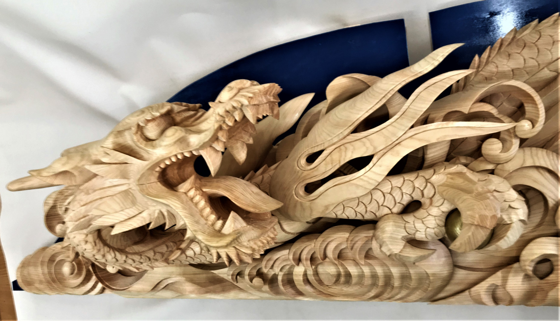 徳島県海部郡の神社のだんじりに取り付ける龍の彫刻です！ | 通信販売 